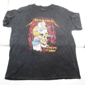 Metallica Men’s Harvester Of Sorrow Black T-Shirt Band Metal 2022 Size L